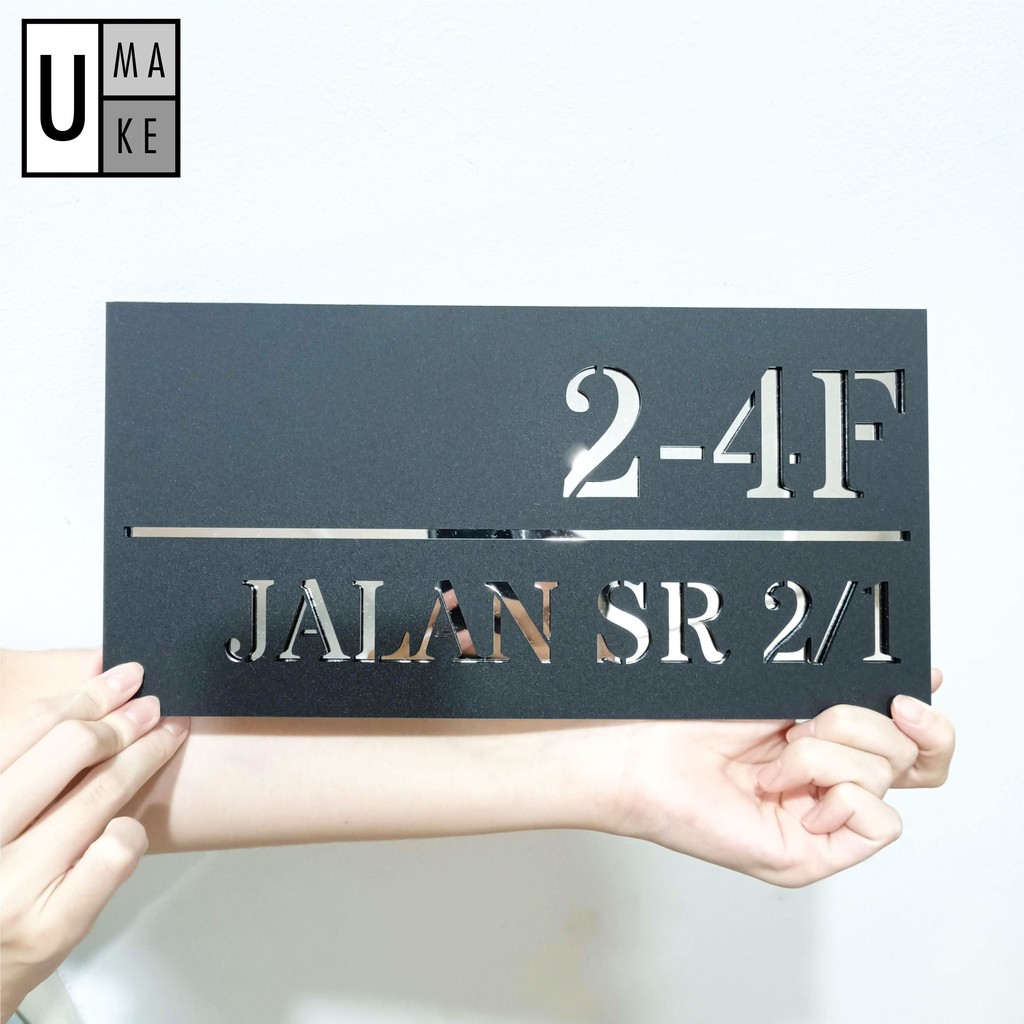 Eksklusif Customized Papan Tanda Rumah Yang Rare Home Signage Alamat Rumah