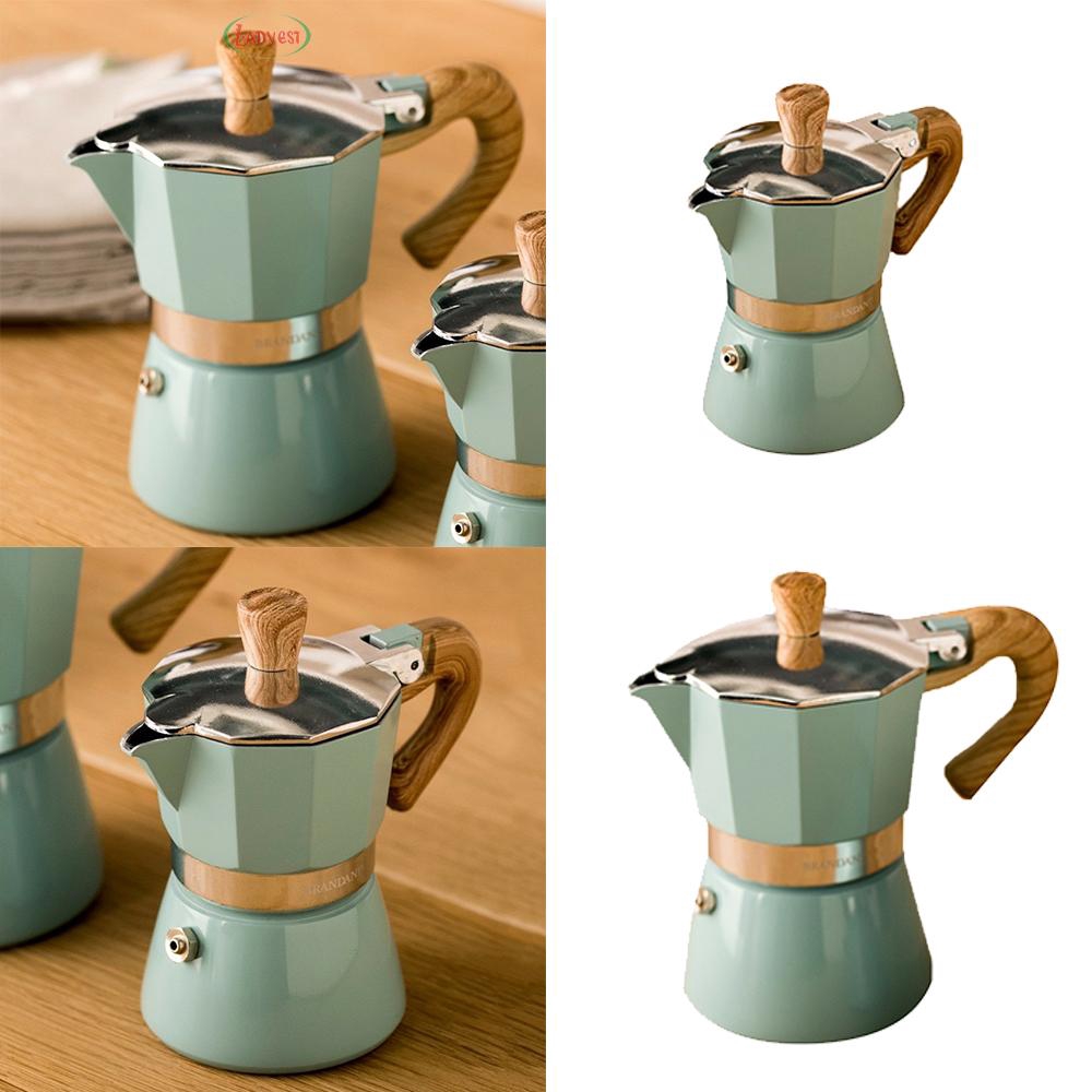 Aluminum Italian Moka Espresso Coffee Maker Percolator Stove Top Pot 150300ml Shopee Malaysia 4542