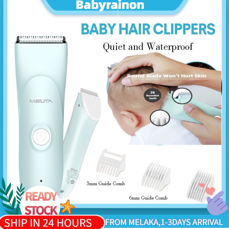 is it safe to use clippers on a baby