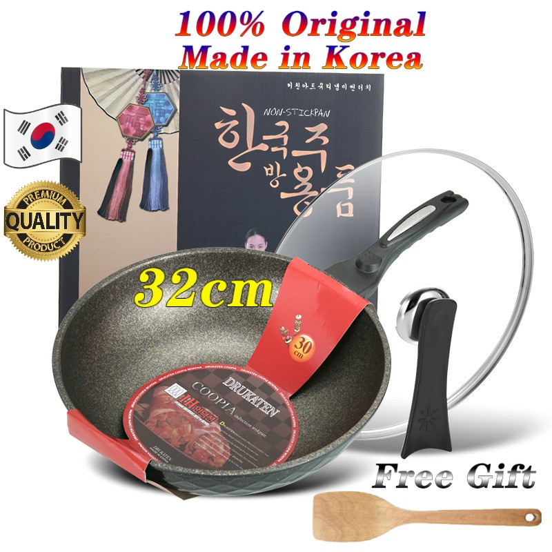 Korean Nonstick Frying Pan 32CM Big Size Maifan Stone Korea Cooking