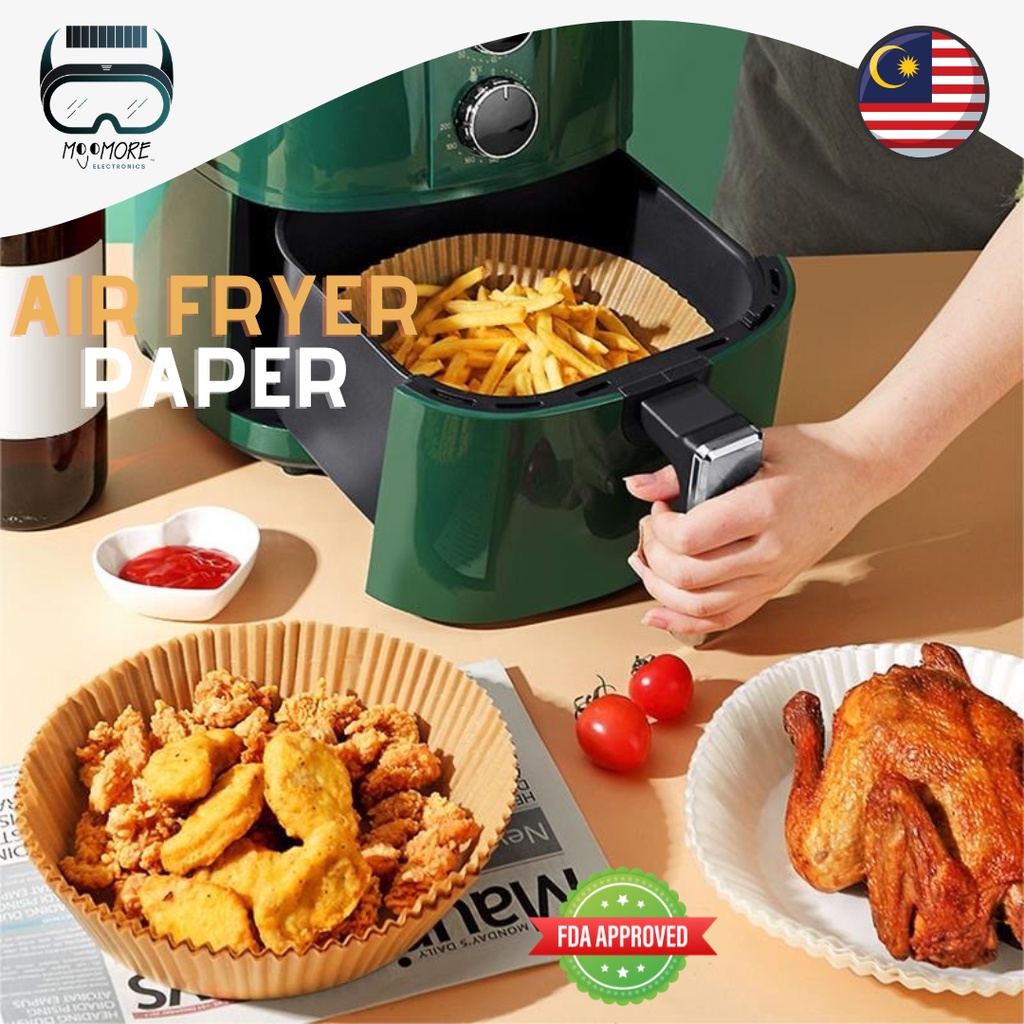25PCS Disposable Air Fryer Parchment Paper Baking Oil-proof Liner Non-Stick  -$x