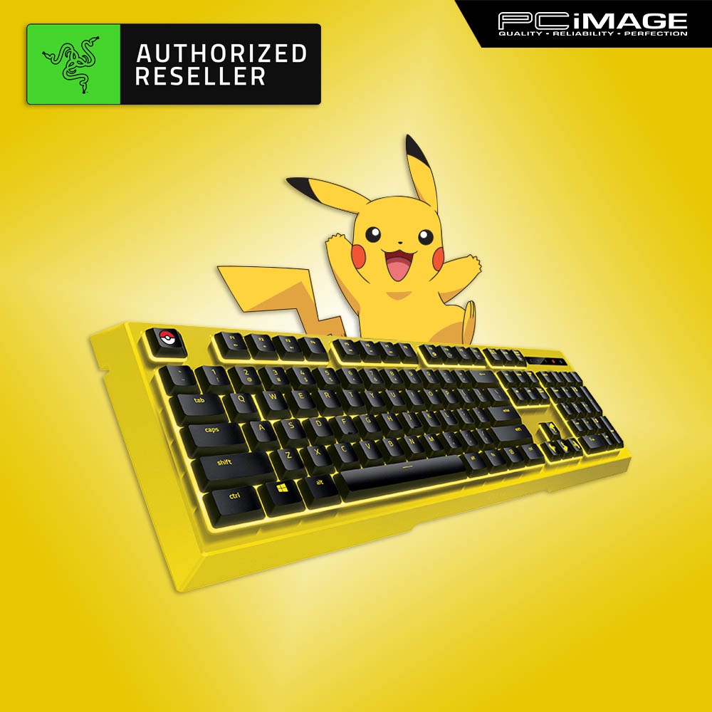RAZER Pokemon Pikachu Limited Edition Backlit Mechanical Membrane