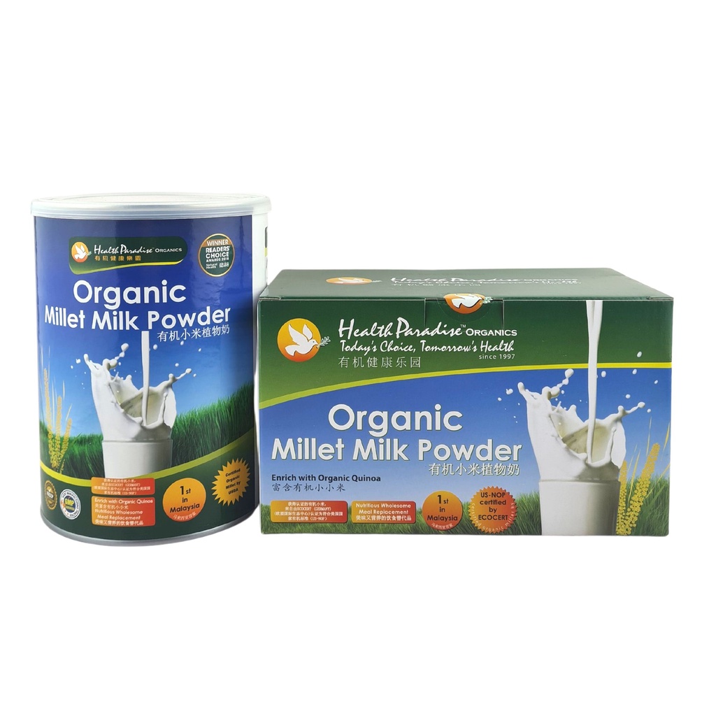 Health Paradise Organic Millet Milk Powder (Gluten Free, Lactose Free