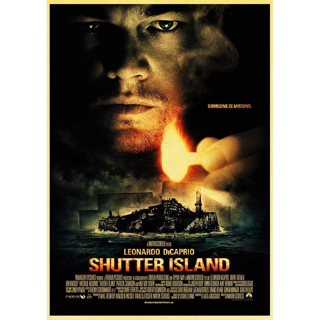 Shutter Island Scorsese Leo Movie Poster Chirashi JPN 
