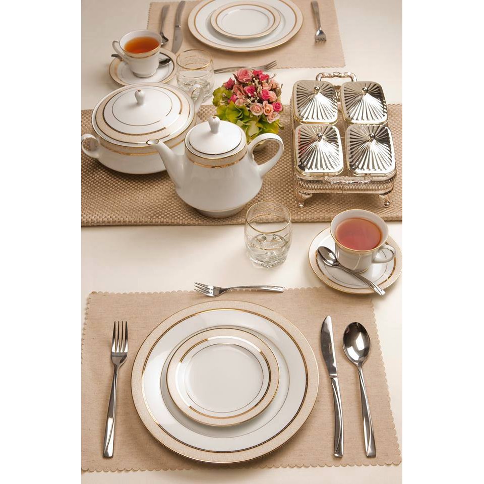 Noritake Damask Gold 96 pc Dinnerware Set Vintage NOS Shopee Malaysia