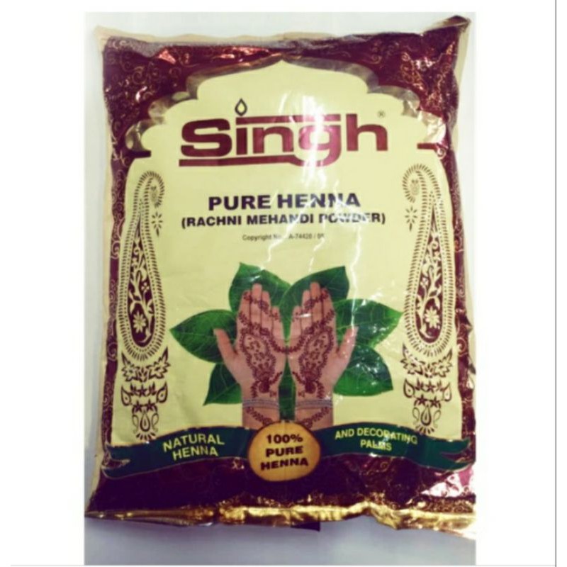 SINGH PURE HENNA POWDER 100G/1KG exp2024 Shopee Malaysia