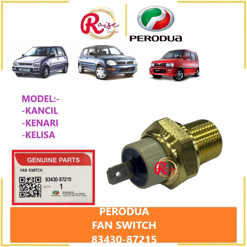Daihatsu Perodua Kancil Kelisa Kenari Radiator Fan Switch 8343087215 Shopee Malaysia