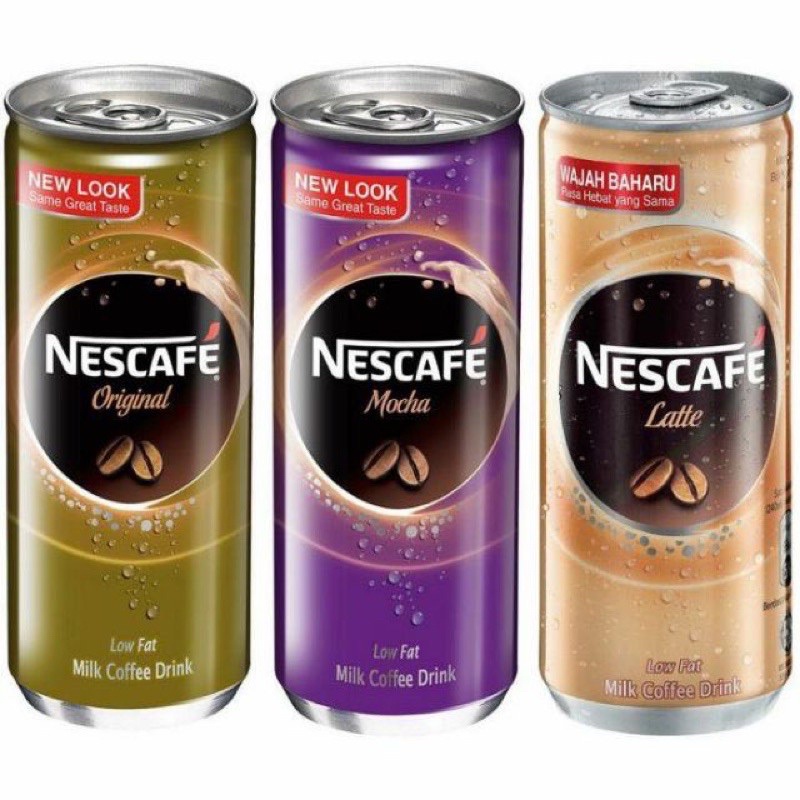 Nestle Nescafe Tin 24x240ML [Ori,mocha,latte,ice,tarik,tarik kaw,milo