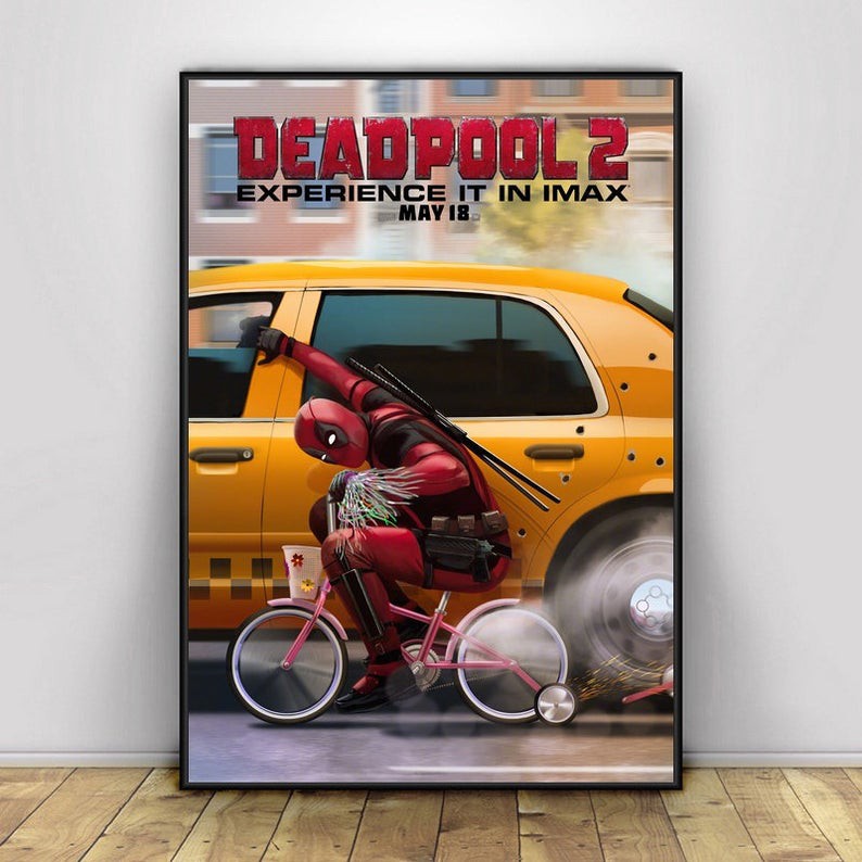 READY STOCKDeadpool 2 Poster Film Ryan Reynolds 2018 Superheroes Movie Film Poster Wall Decor Iconic Marvel