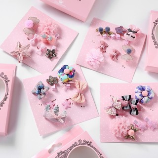 8pcs Children Hair Accessories Set Girls Headband Set Kids Lace