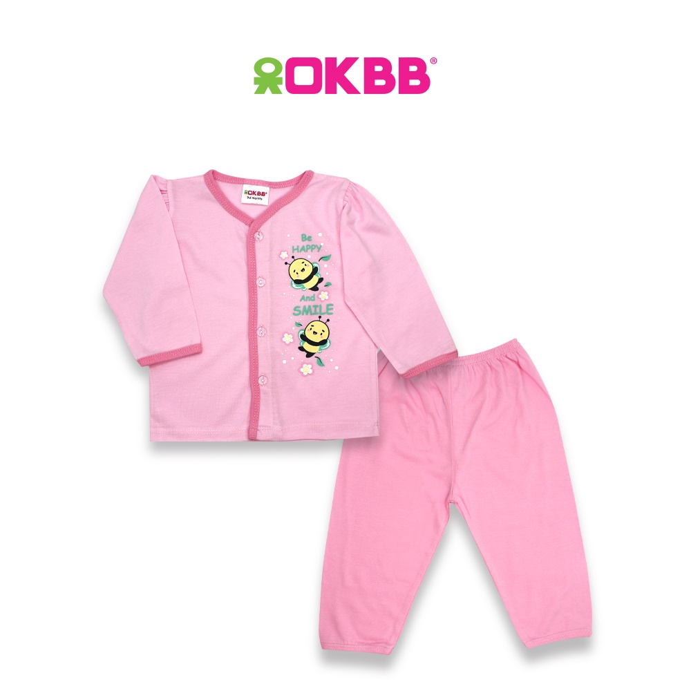 OKBB Baby Girl Clothing Suit Cartoon Spot Printed Graphic Baby Casual Wear BS1190_BB137_G