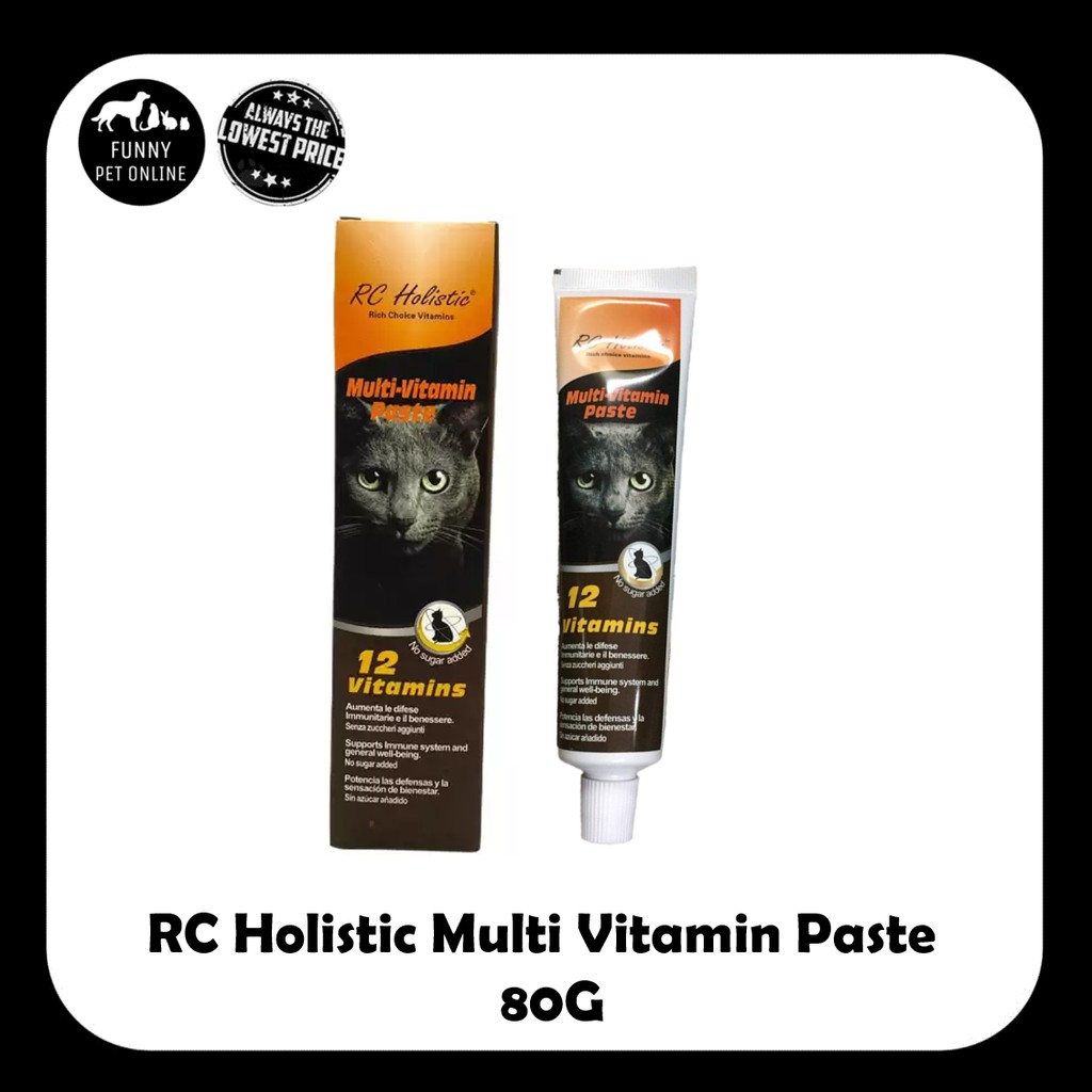CAT VITAMIN PASTE RC HOLISTIC MULTI VITAMIN PASTE 80G Shopee Malaysia