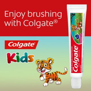 Colgate Kids Tiger Toothpaste 40g  Shopee Malaysia