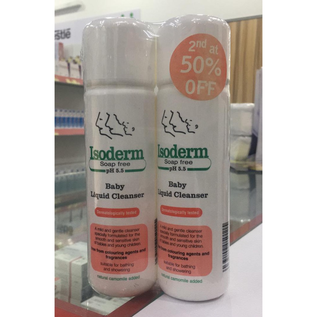 isoderm baby liquid cleanser