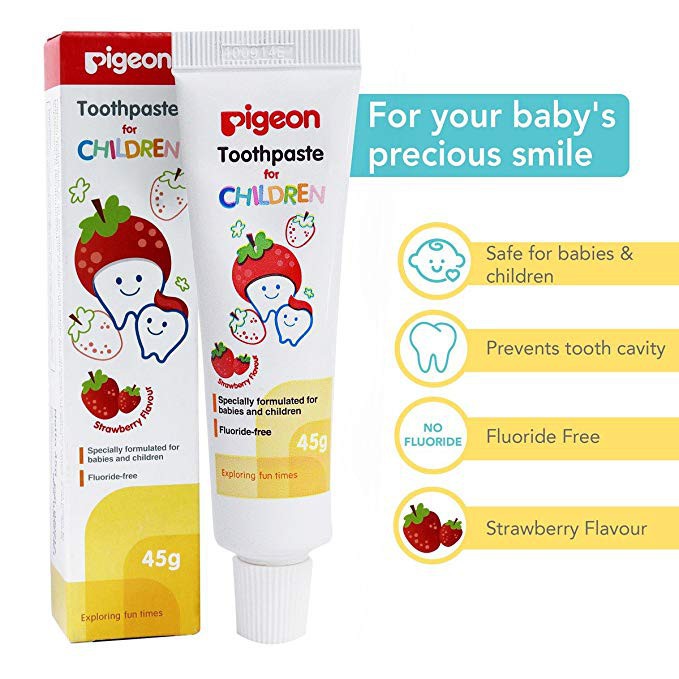 PIGEON Toothpaste for Children 45g (Strawberry flavour) Shopee Malaysia