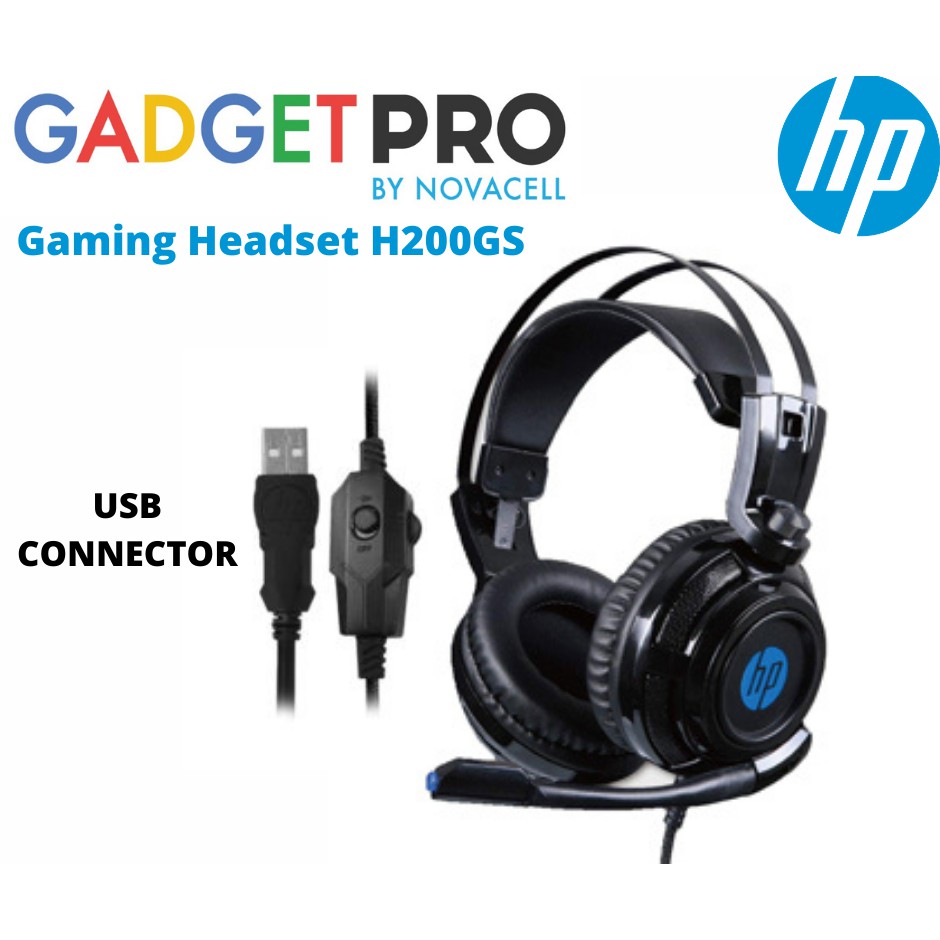 HP H200GS USB 7.1 BACKLIT GAMING HEADSET WITH MIC 4D POWERFUL SOUND