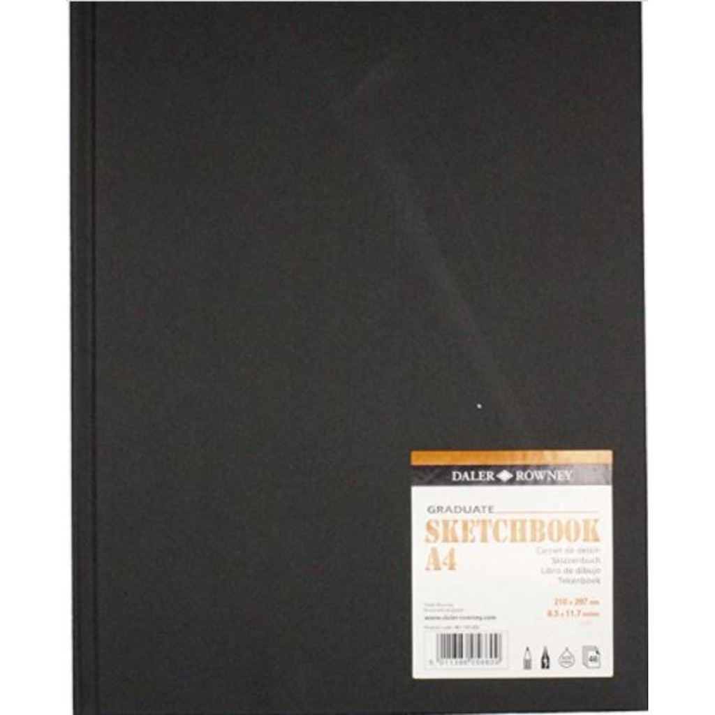 Daler Rowney A4 130gsm Graduate Sketchbook Hardbound Portrait 481750400 ...