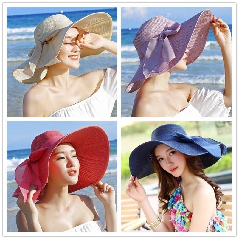 folding beach hat