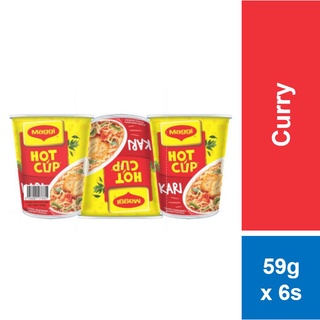 Maggi Hot Cup Curry 59g x 6s