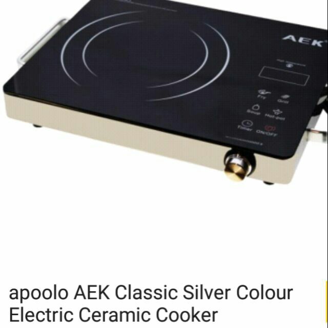 induction and ceramic cooker