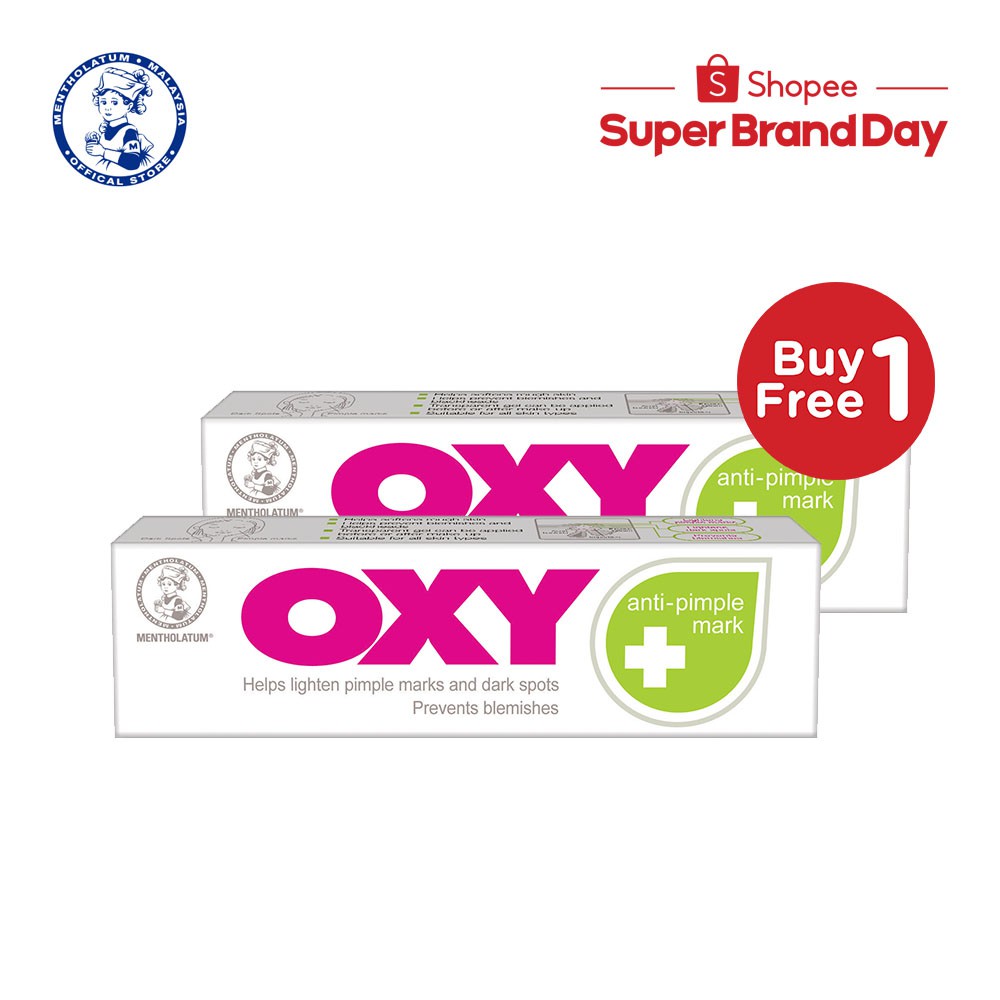 Buy1Free1 OXY ANTI-PIMPLE MARK 18G Clearance | Shopee ...