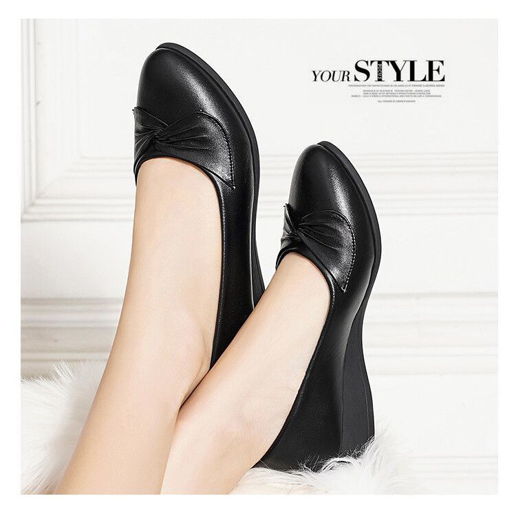 comfortable black work shoes