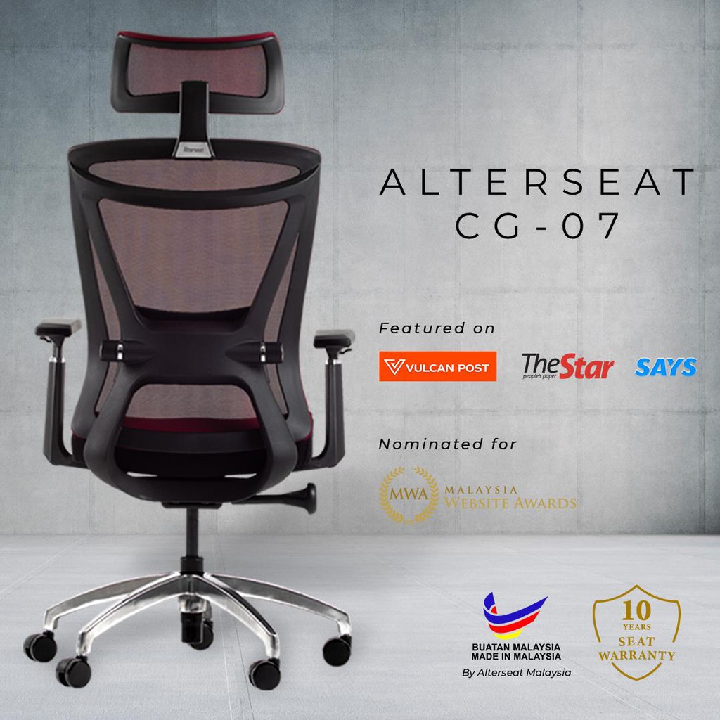 CG07 Ergonomic Highback Ergonomic Office Desk Computer Chair By