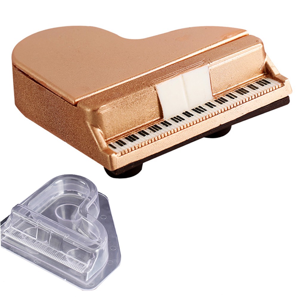 3d Piano Chocolate Candy Mold Plastic Mold Diy Fondant Cake Mold Bakeware Tools Shopee Malaysia