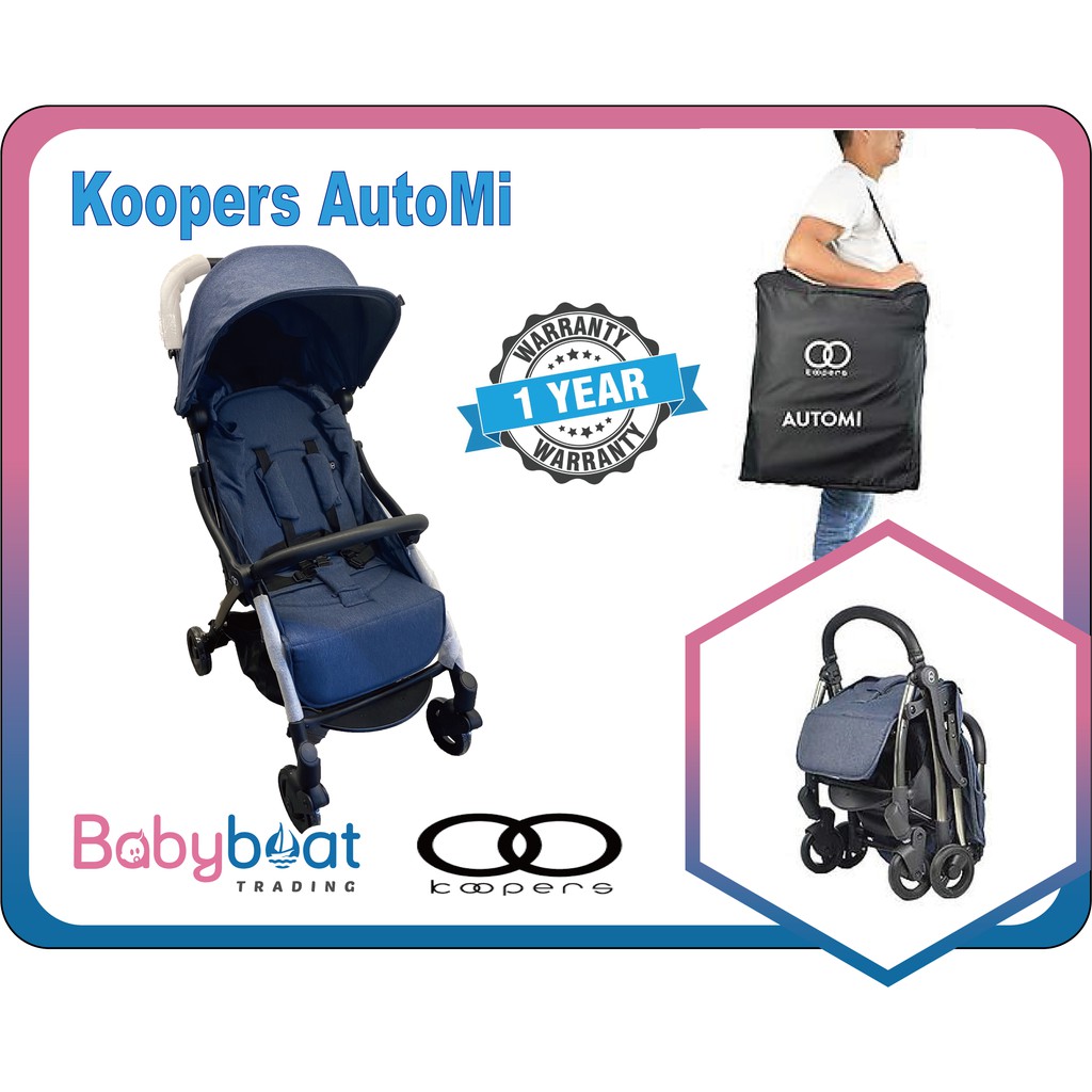 koopers automi auto fold stroller