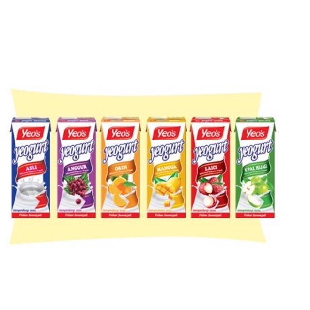 Yeo's Yeogurt Drinks 250ml Shopee Malaysia