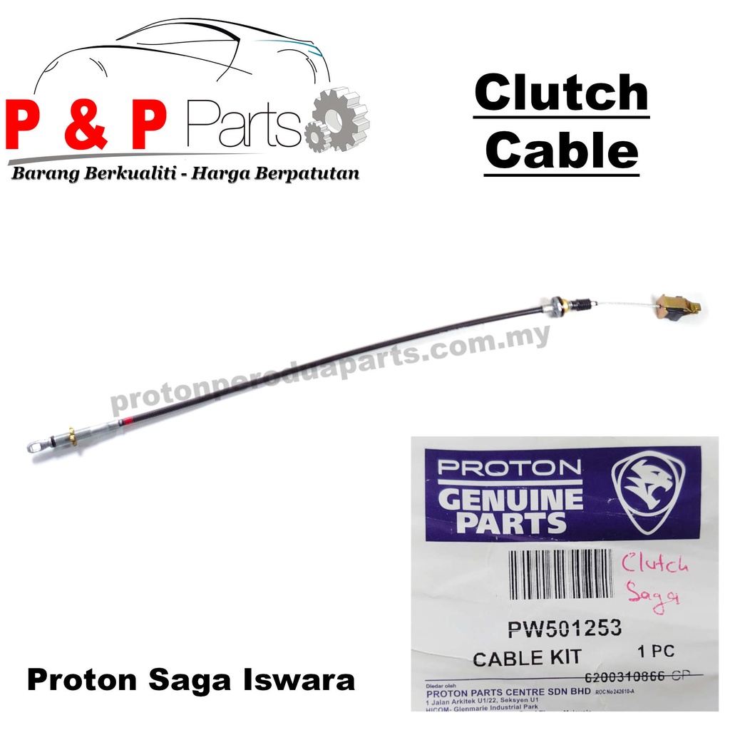 Cable Clutch Kabel - Proton Saga Iswara 8V 12V - Original Proton ...