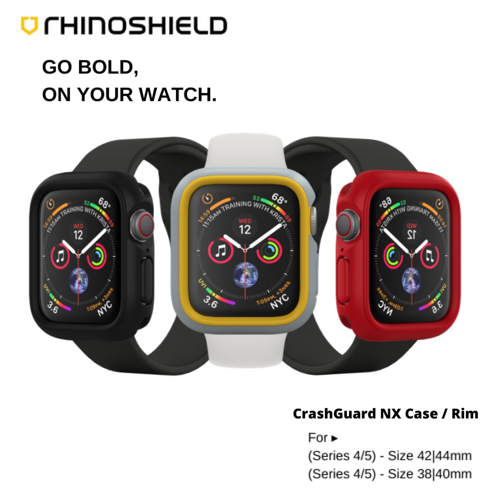 RHINOSHIELD CrashGuard NX for Apple Watch Case / Rim Series 4 Series