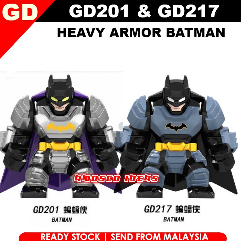 GD201 & GD217 HEAVY ARMOR BATMAN BIG FIGS MINIFIGURES | Shopee Malaysia