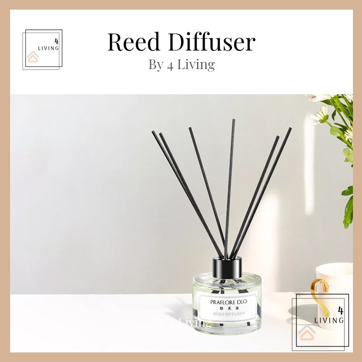 4Living Premium Aromatherapy Reed Diffuser Pewangi Bilik Tidur Home ...
