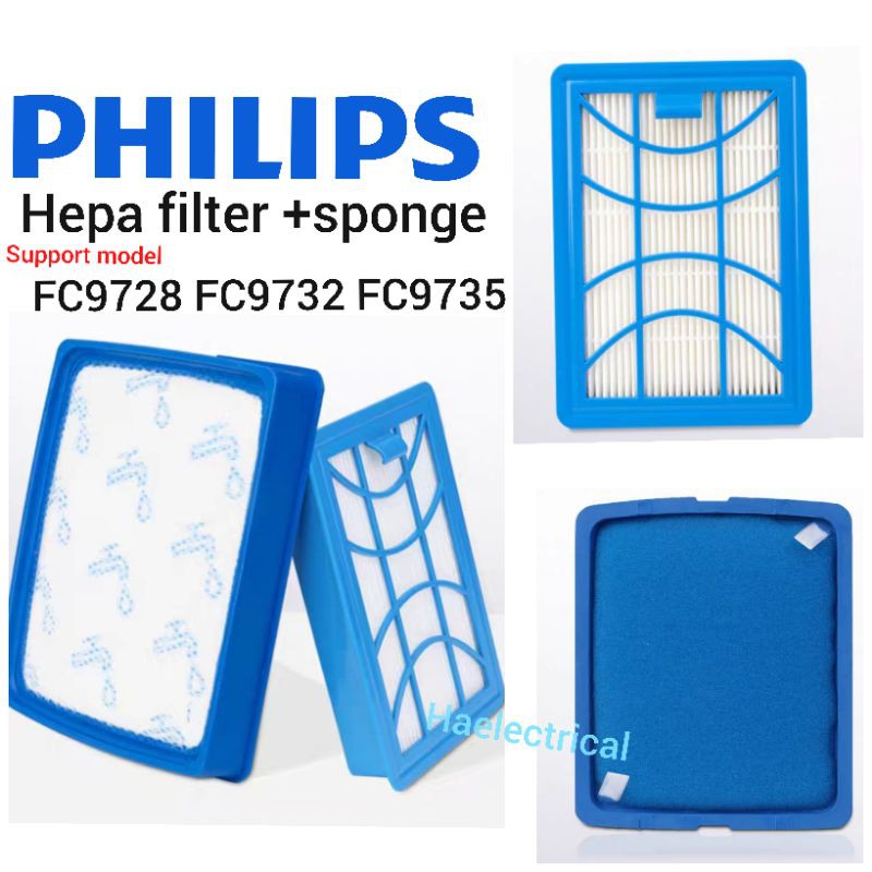 Philips vacuum cleaner hepa filter FC9728 FC9732 FC9735 Shopee Malaysia