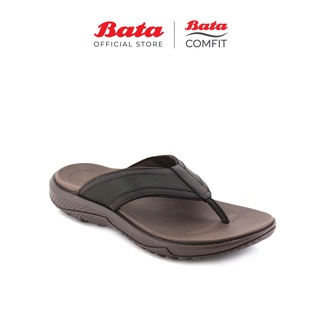 BATA COMFIT Men Brown Slip On Sandals - 8614126