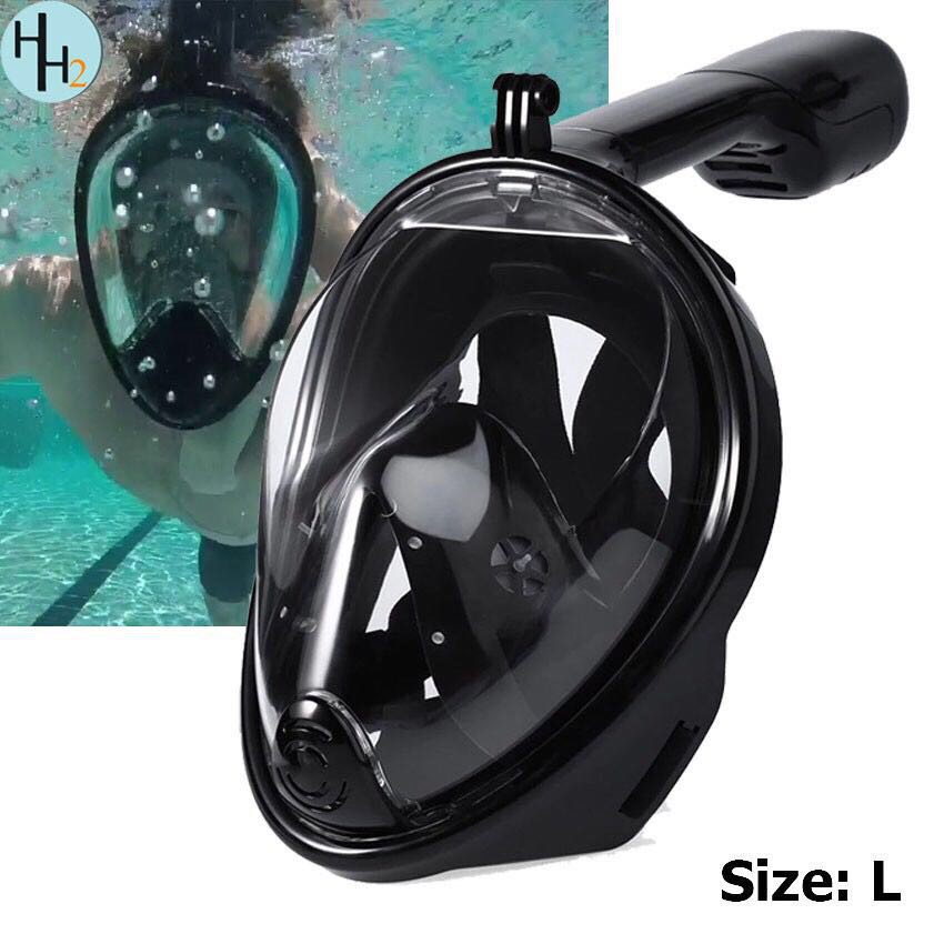Full Face Snorkeling Set Anti Leak Easy Breathing Diving Mask