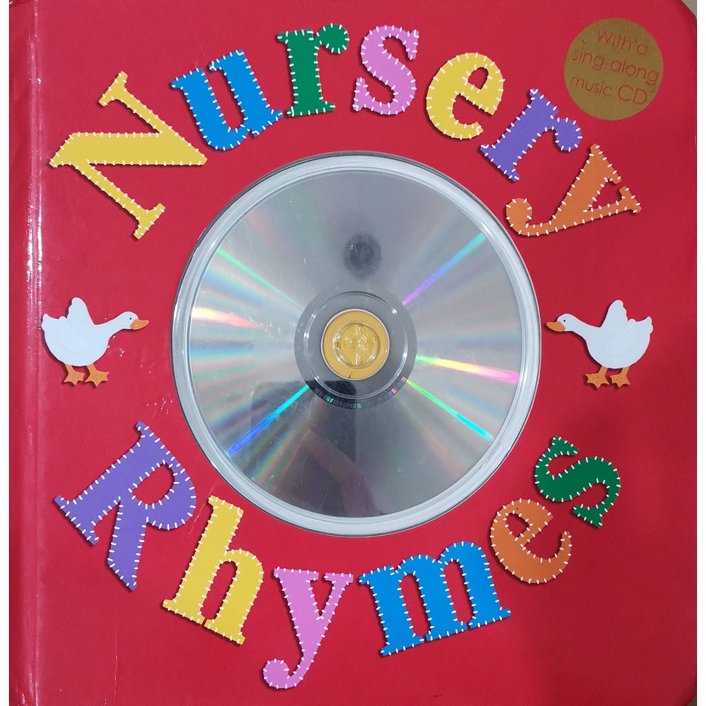 Nursery Rhymes With A Sing along Music CD Boardbook Preloved 