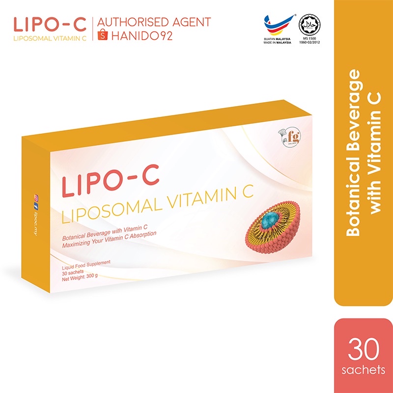 LipoC Liposomal Vitamin C 1000 mg (Made in Malaysia) [Daily SHIPPING