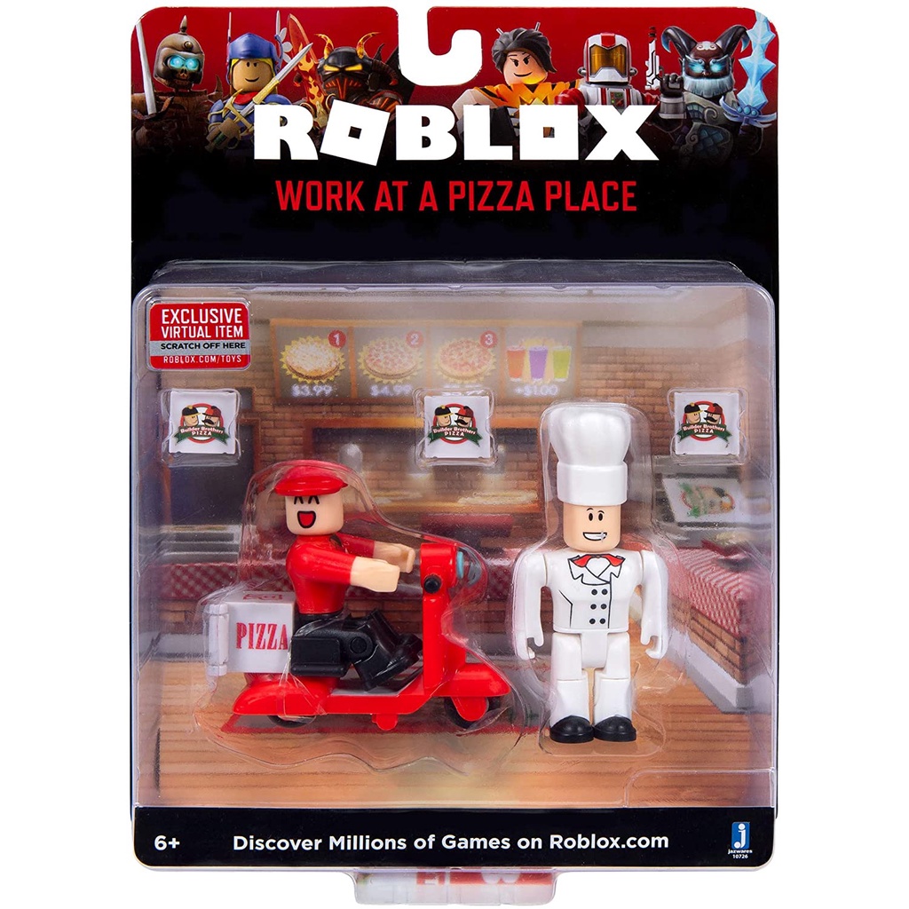 Roblox Action Collection - Work at a Pizza Place Game Pack [Includes ...