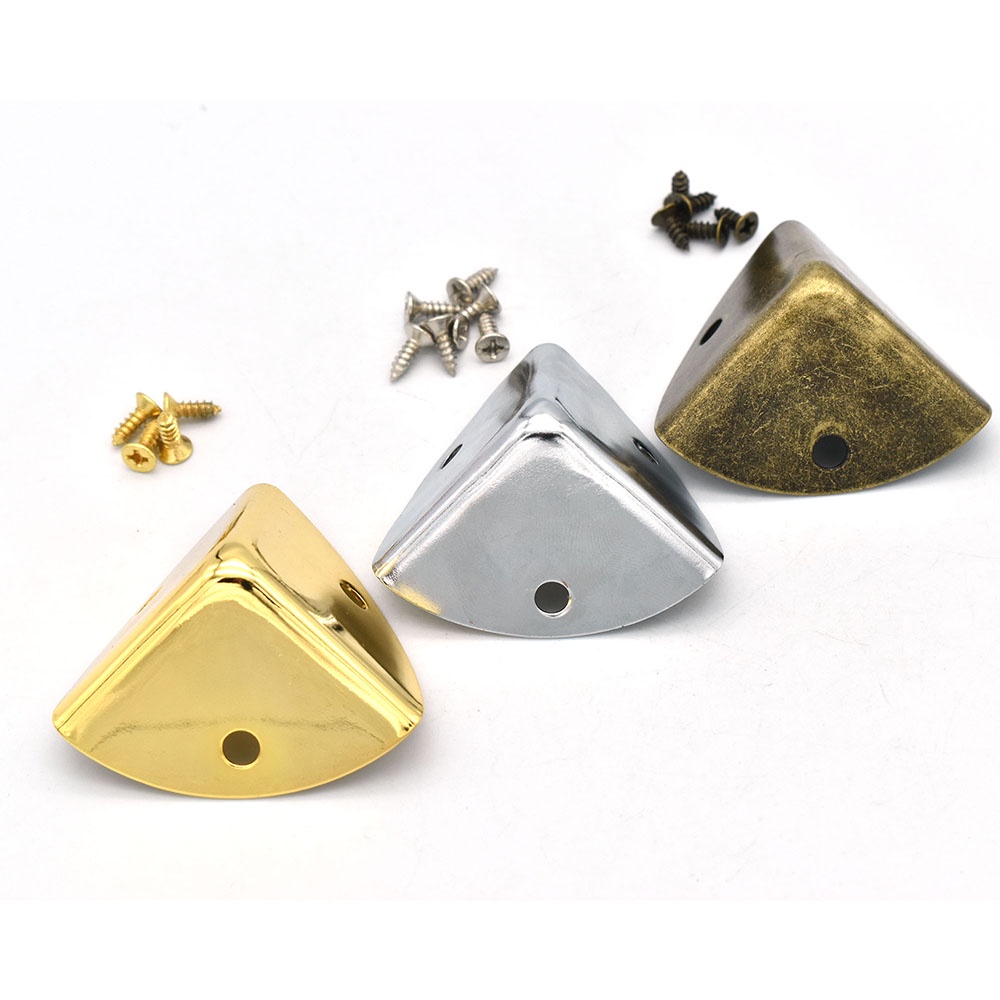 Purpose Have 35mm Gold Box Corner Protector Triangle Metal Decorative Edge Safety Guard clip Jewelry Corners Essential - Image 4