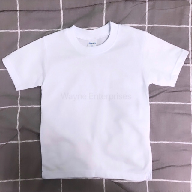 T Shirt Kosong Putih Budak Dewasa Lengan Pendek Plain White Short Sleeve T Shirt For Kids And Adult Shopee Malaysia