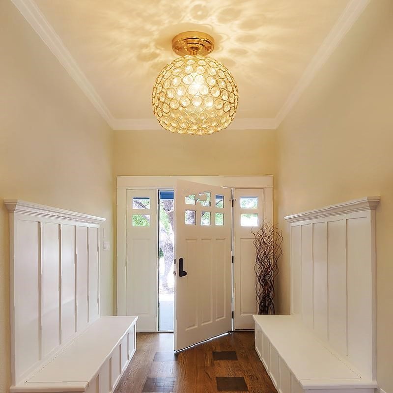 Modern Home Decor Led Crystal Ceiling Light Crystal Lamp