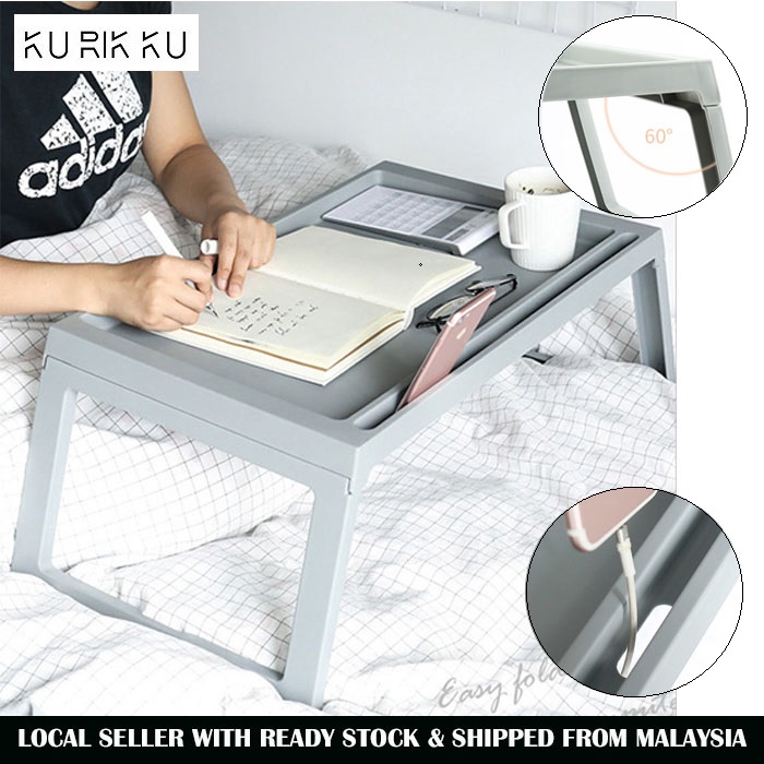 Portable Plastic Foldable Laptop Table Creative Folding Computer