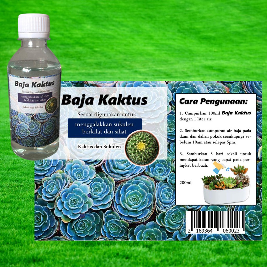 BAJA / FERTILIZER - KAKTUS/BUAH/BUNGA/DAUN  Shopee Malaysia