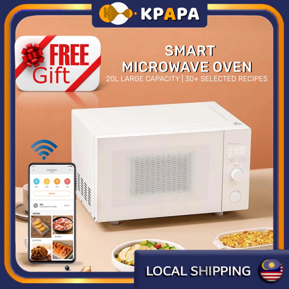Smart Xiaomi Microwave Oven Mi Oven 20L Fast Heat Microwave MWBLXE1ACM Shopee Malaysia
