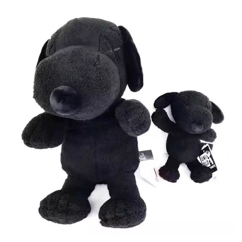 black snoopy doll