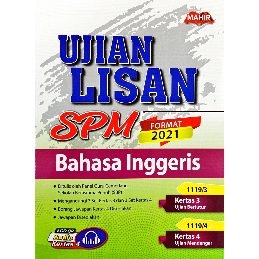 Buku Latihan Ujian Lisan Listening Test Spm Format 2021 Kssm Edisi 2022 Bahasa Melayu Bahasa Inggeris Shopee Malaysia