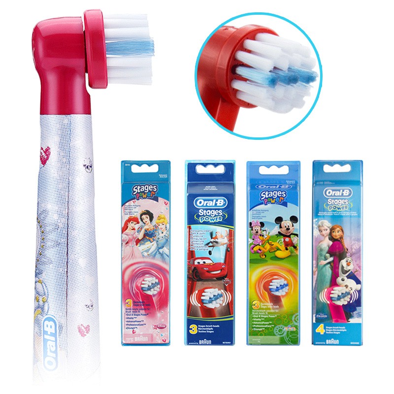 oral b princess toothbrush heads