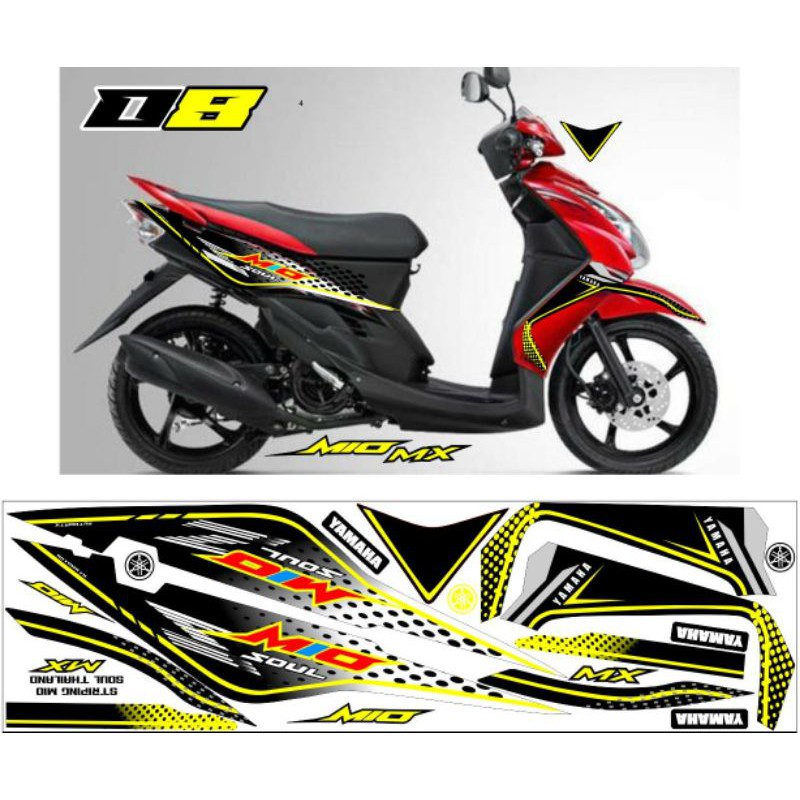 Old Mio Soul Striping Sticker Mx 2008 2012 Variation 02 Sticker Striping Mio Soul Lama Mx 2008 2012 Variasi 02 Semua Ready Bisa Cod Shopee Malaysia